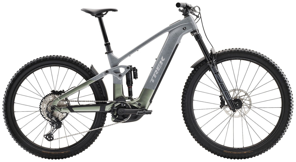 VTT Électrique Tout-Suspendu Trek Rail+ 9.7 12V 800Wh Bosch 120 Nm MX (29/27.5'') Gris/Vert Gén. 5