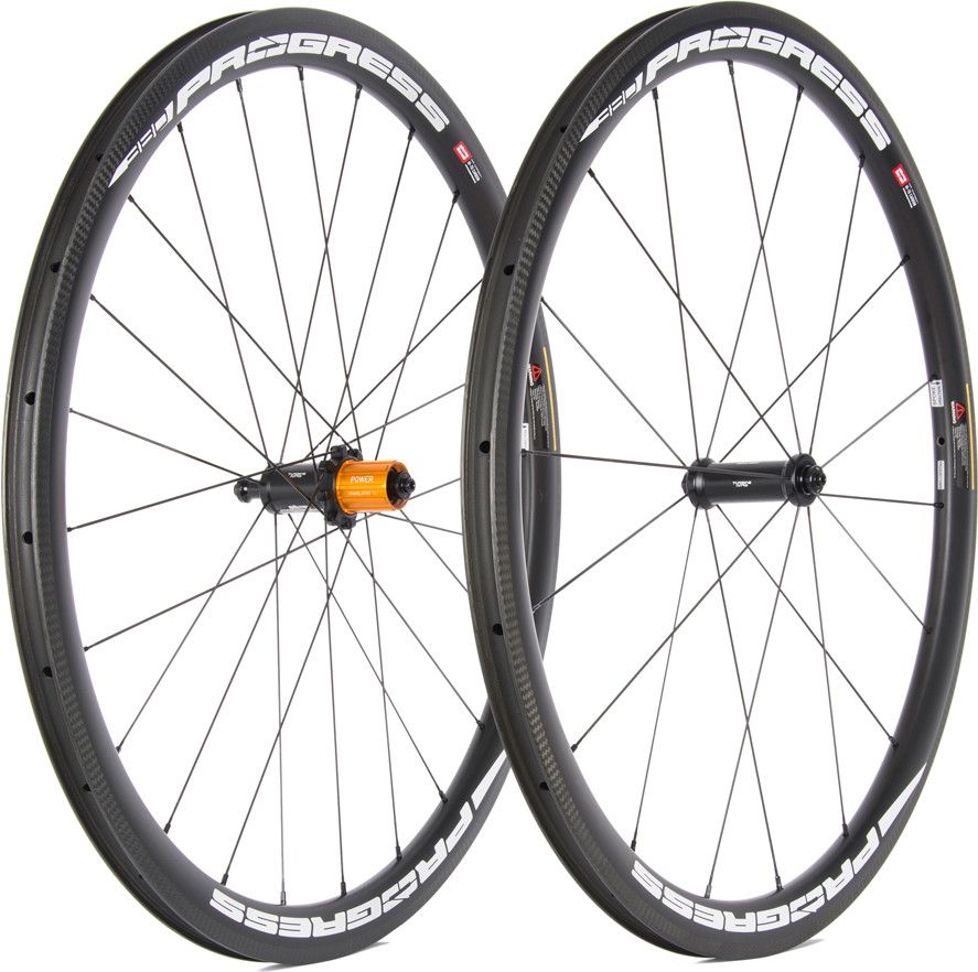 Paire de roues Progress Air Boyau Blanc | 9x100/9x130 mm | Patins