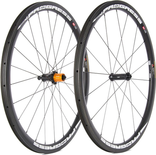 Paire de roues Progress Air Boyau Blanc | 9x100/9x130 mm | Patins