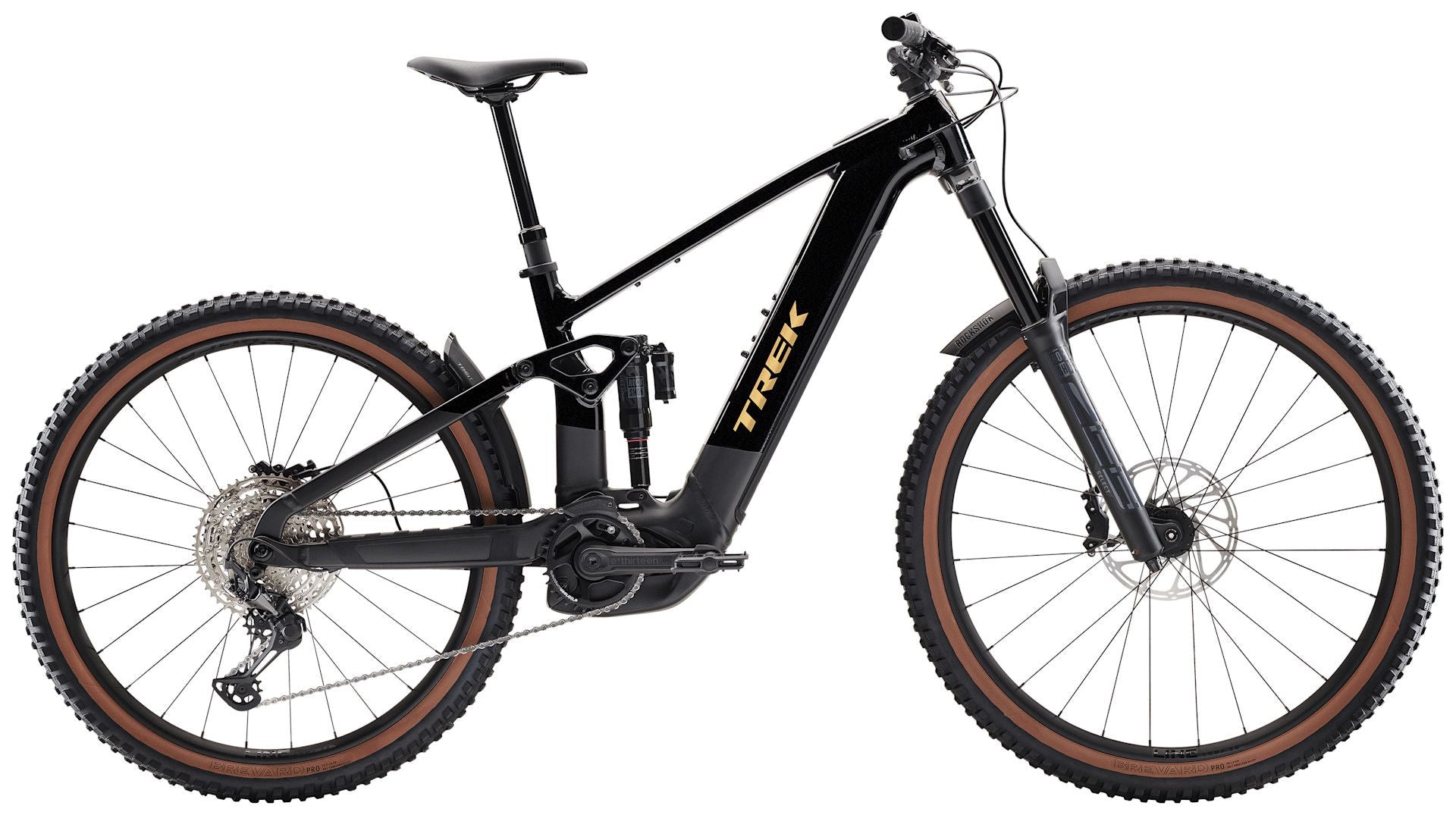 VTT Électrique Tout-Suspendu Trek Rail+ 8 12V 800Wh Bosch 120 Nm MX (29/27.5'') Noir Gén. 5