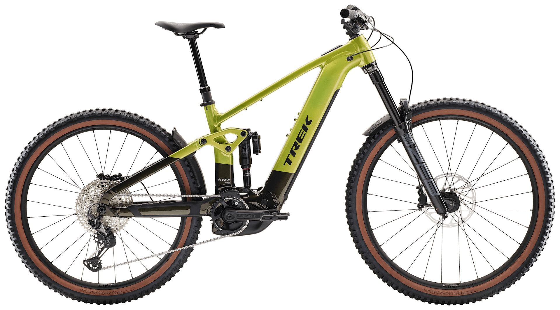 VTT Électrique Tout-Suspendu Trek Rail+ 8 12V 800Wh Bosch 120 Nm MX (29/27.5'') Vert Gén. 5
