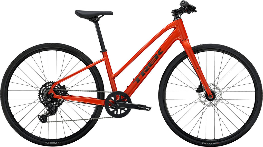 Vélo Fitness Trek FX 2 Mid-step Shimano Cues 9V 700 mm Rouge Gén. 4