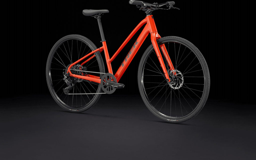 Vélo Fitness Trek FX 2 Mid-step Shimano Cues 9V 700 mm Rouge Gén. 4