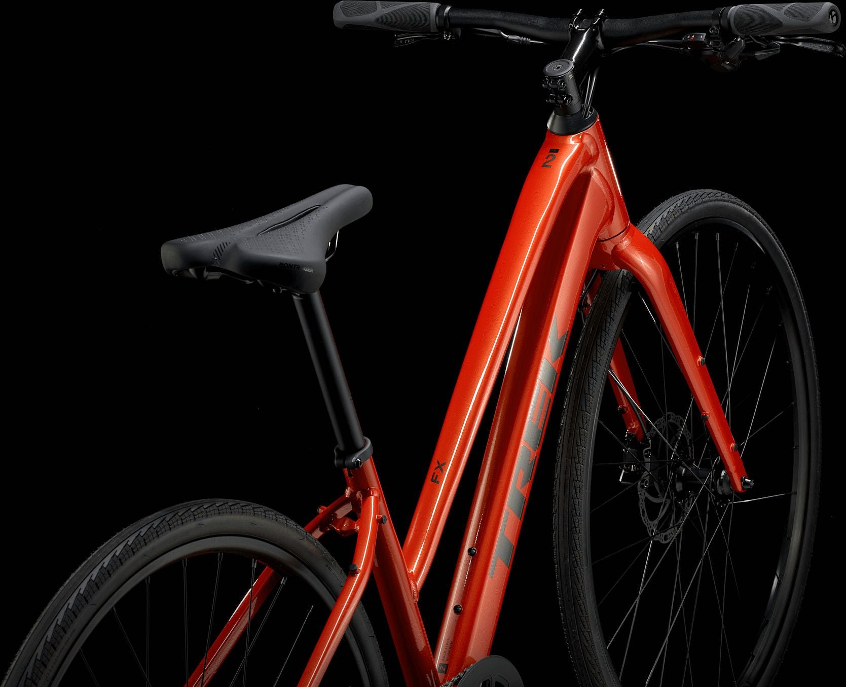 Vélo Fitness Trek FX 2 Mid-step Shimano Cues 9V 700 mm Rouge Gén. 4