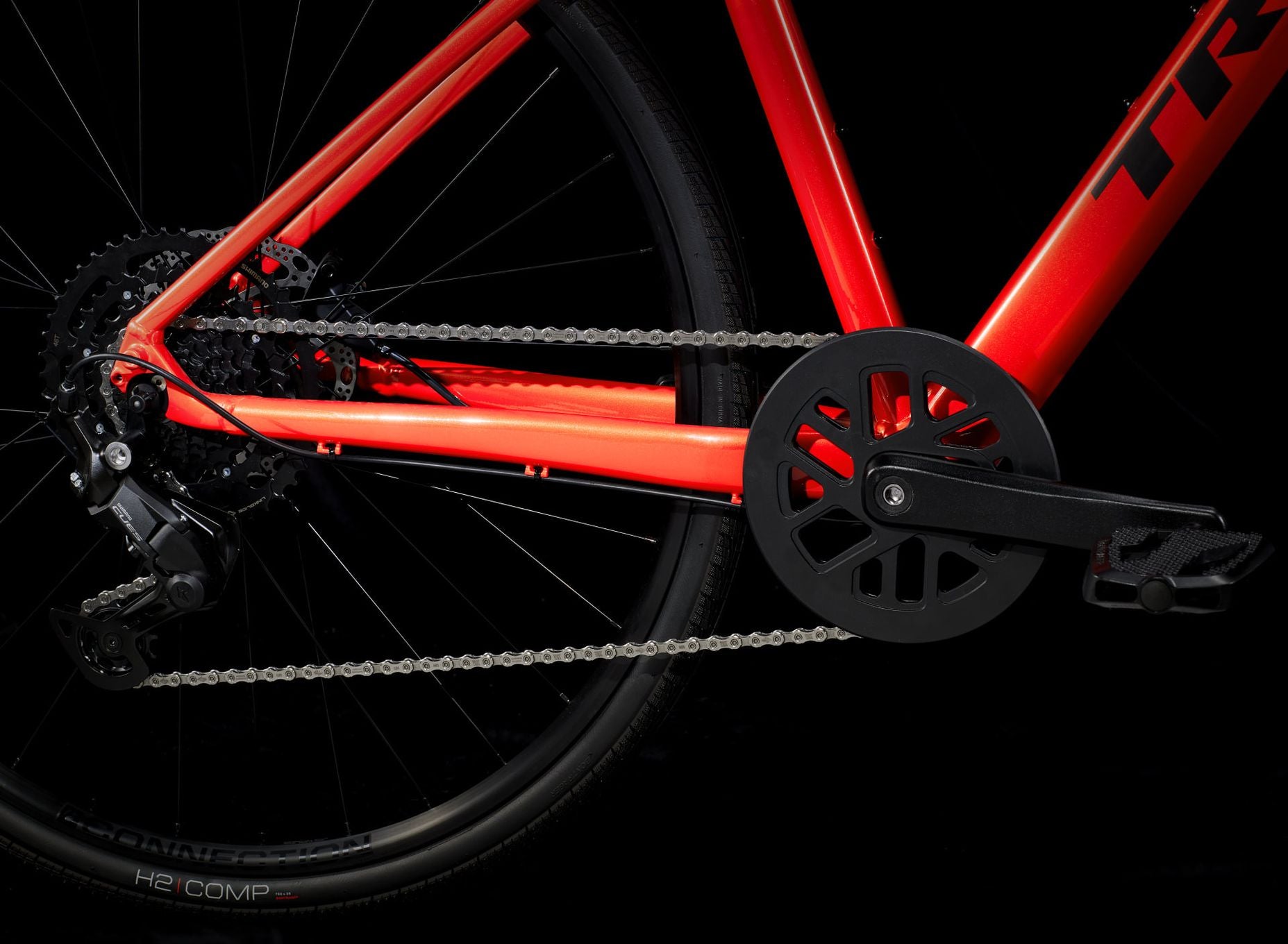 Vélo Fitness Trek FX 2 EQ Shimano Cues 9V 700 mm Rouge Gén. 4