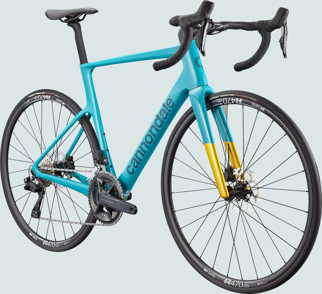 Vélo de Route Cannondale SuperSix Evo 3 Shimano 105 Di2 12V 700 mm Bleu