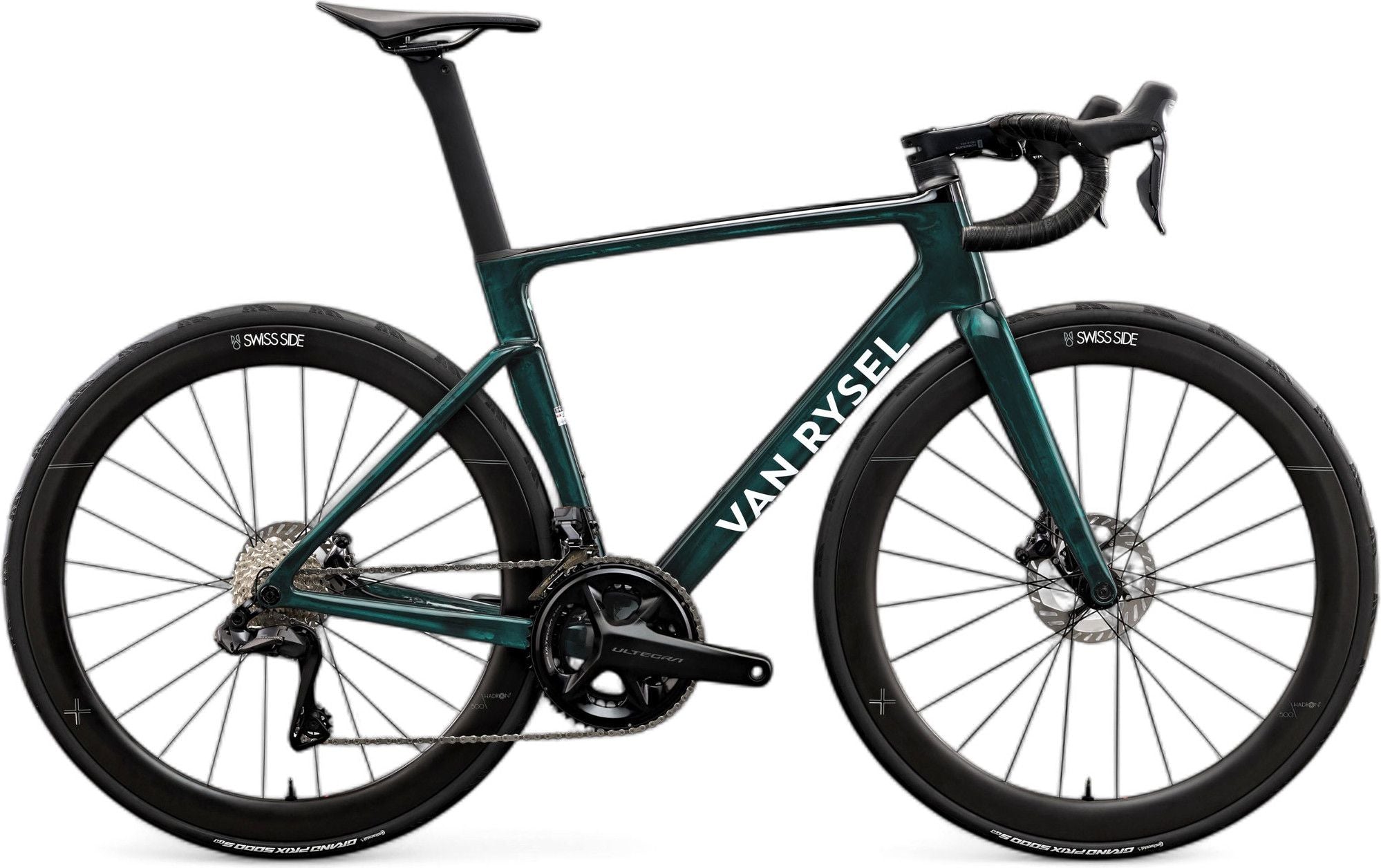 Vélo de Route Van Rysel RCR Pro Shimano Ultegra Di2 12V 700 mm Noir Carbon Raw