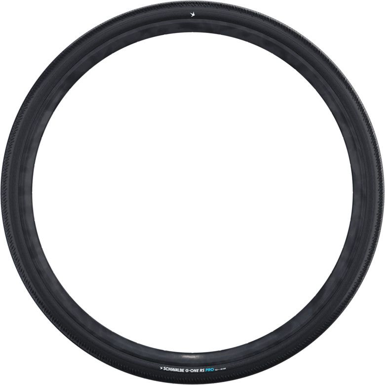Pneu Gravel Schwalbe G-One RS PRO 700 mm Tubeless Ready Souple Addix Race E-25 Noir