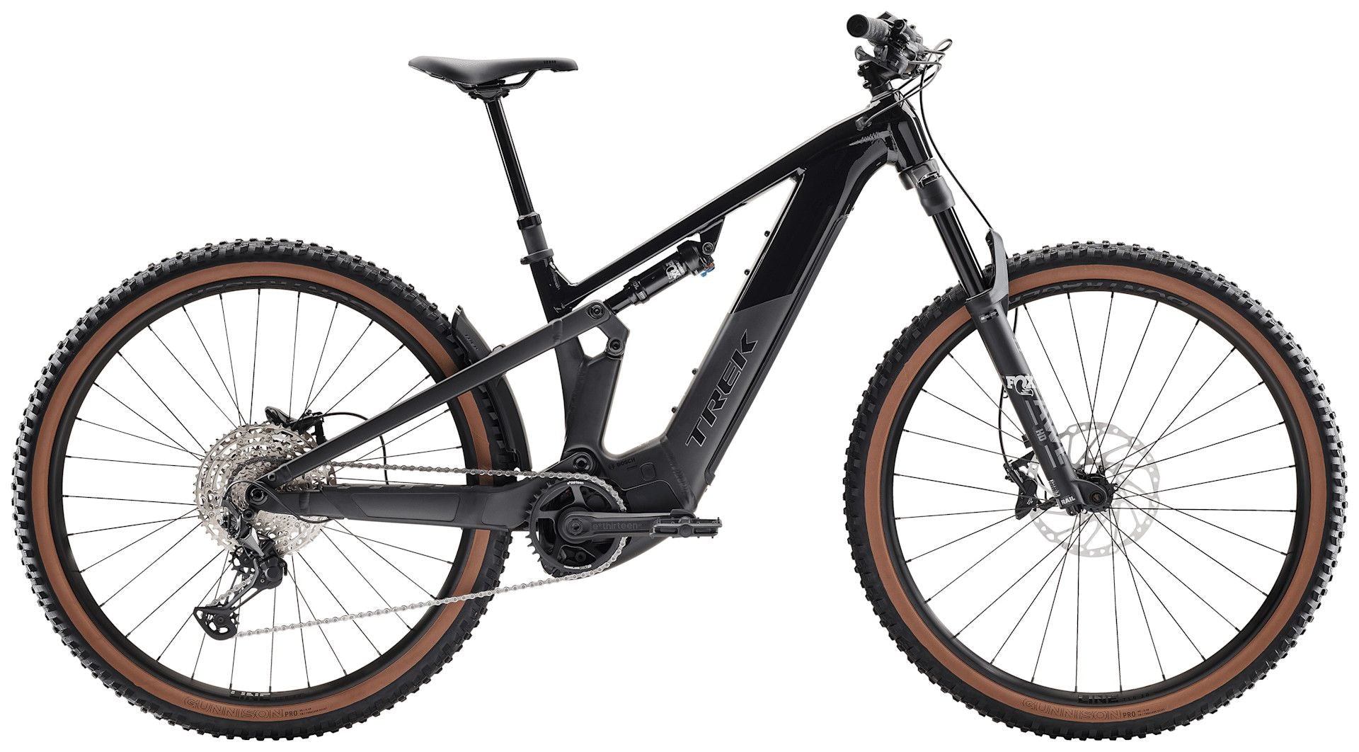 VTT Électrique Tout-Suspendu Trek Powerfly+ FS 6 12V 800Wh Bosch 120 Nm 29'' Noir Gén. 4