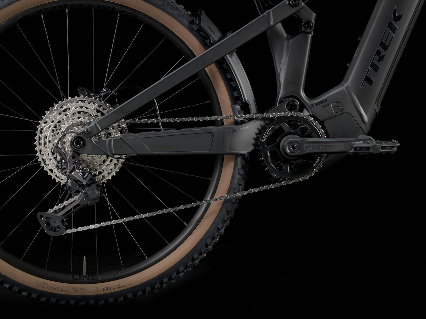 VTT Électrique Tout-Suspendu Trek Powerfly+ FS 6 12V 800Wh Bosch 120 Nm 29'' Noir Gén. 4