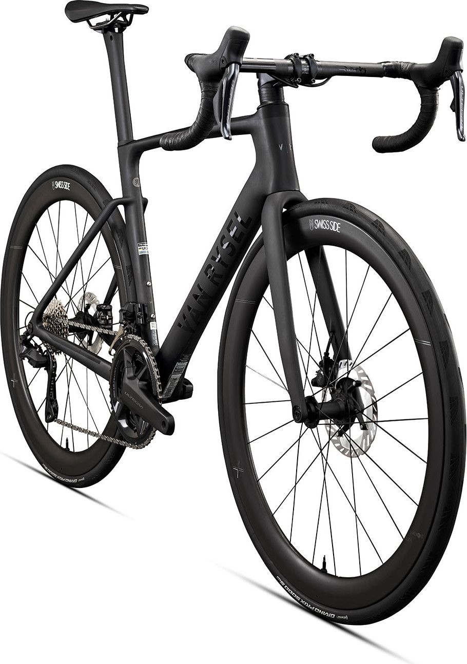 Vélo de Route Van Rysel RCR Pro Shimano Ultegra Di2 12V 700 mm Noir Carbon Raw