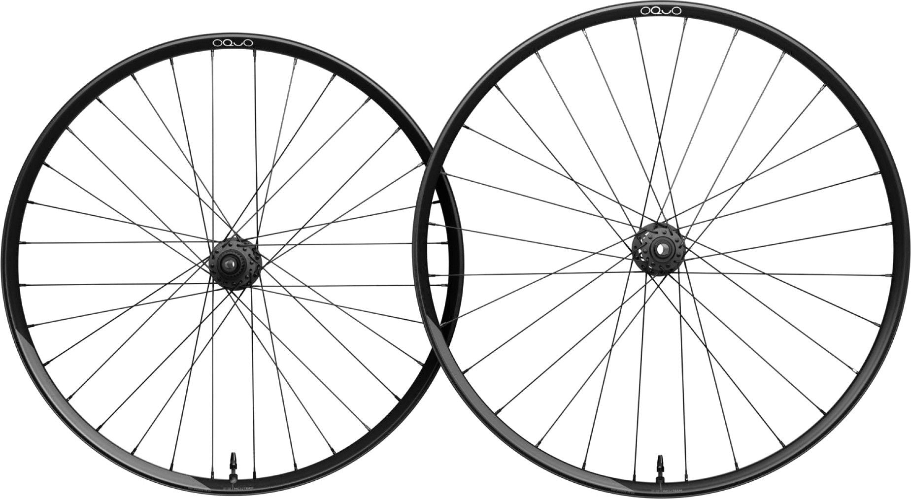 Paire de Roues Oquo Mountain Control MC32TEAM Mullet 29/27.5'' | Boost 15x110 - 12x148 mm | 6 Trous | Gris Anthracite Mat