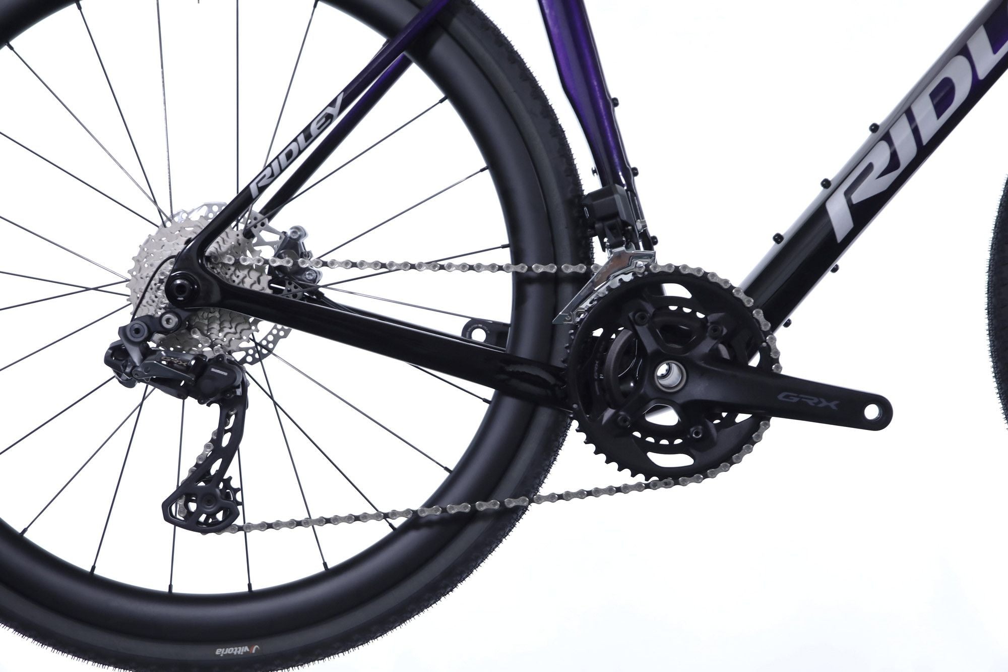 Vélo de Gravel Ridley Grifn RS Shimano GRX Di2 11V 700 mm Violet Radiant Noir