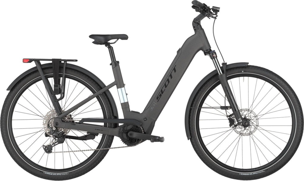 Vélo de Ville Électrique Scott Sub 30 Wave Shimano Cues 10V 600 Wh 700 mm Gris Midnight 2025