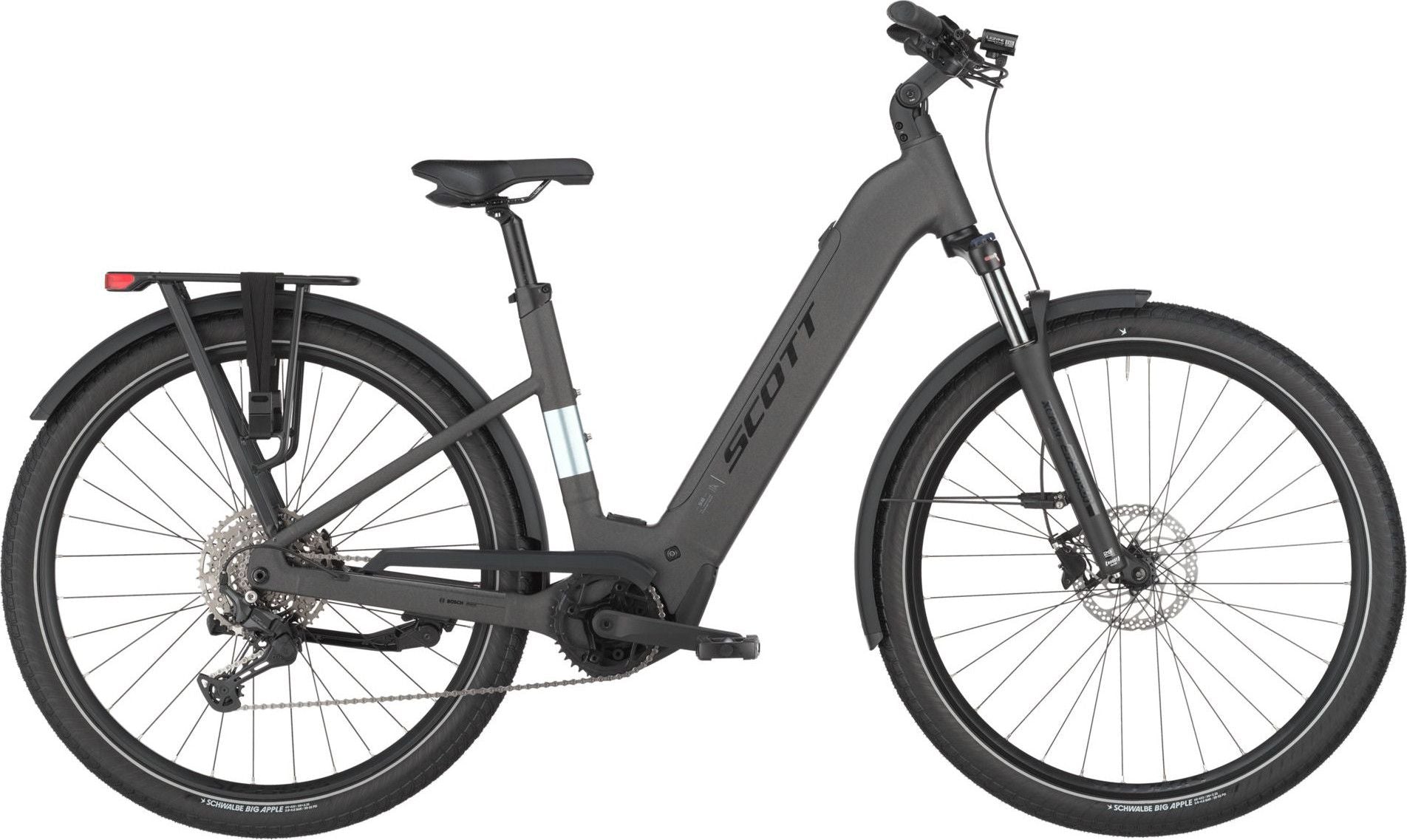 Vélo de Ville Électrique Scott Sub 30 Wave Shimano Cues 10V 600 Wh 700 mm Gris Midnight 2025
