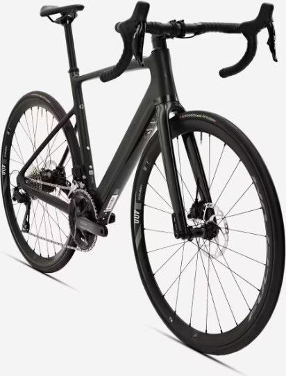 Vélo de Route Électrique Van Rysel E-EDR CF II Shimano 105 Di2 Vert Kaki