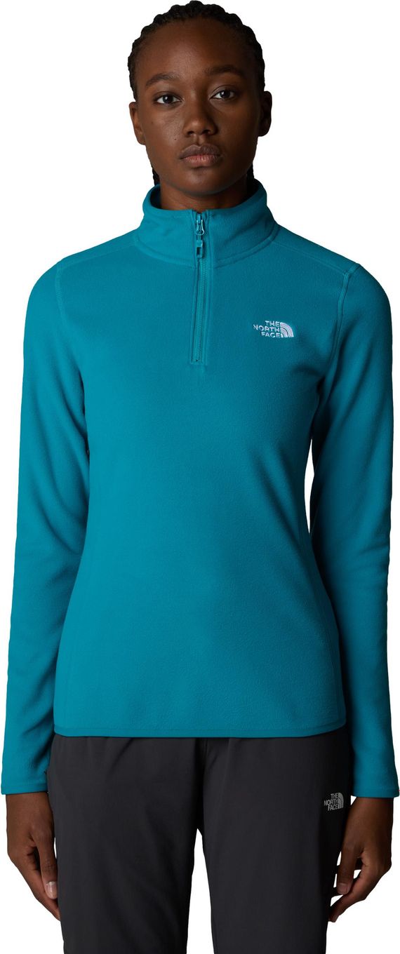Polaire Femme The North Face 100 Glacier 1/4 Zip Rose T.S - Produit Reconditionné