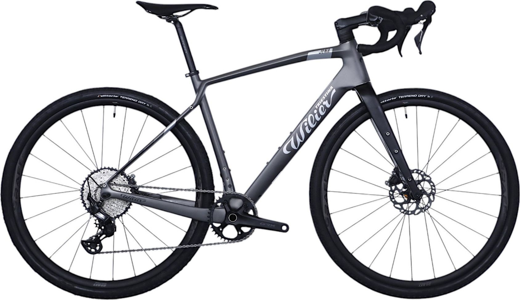 Vélo de Gravel Wilier Triestina Jena Shimano GRX 12V 700 mm Gris Smokey