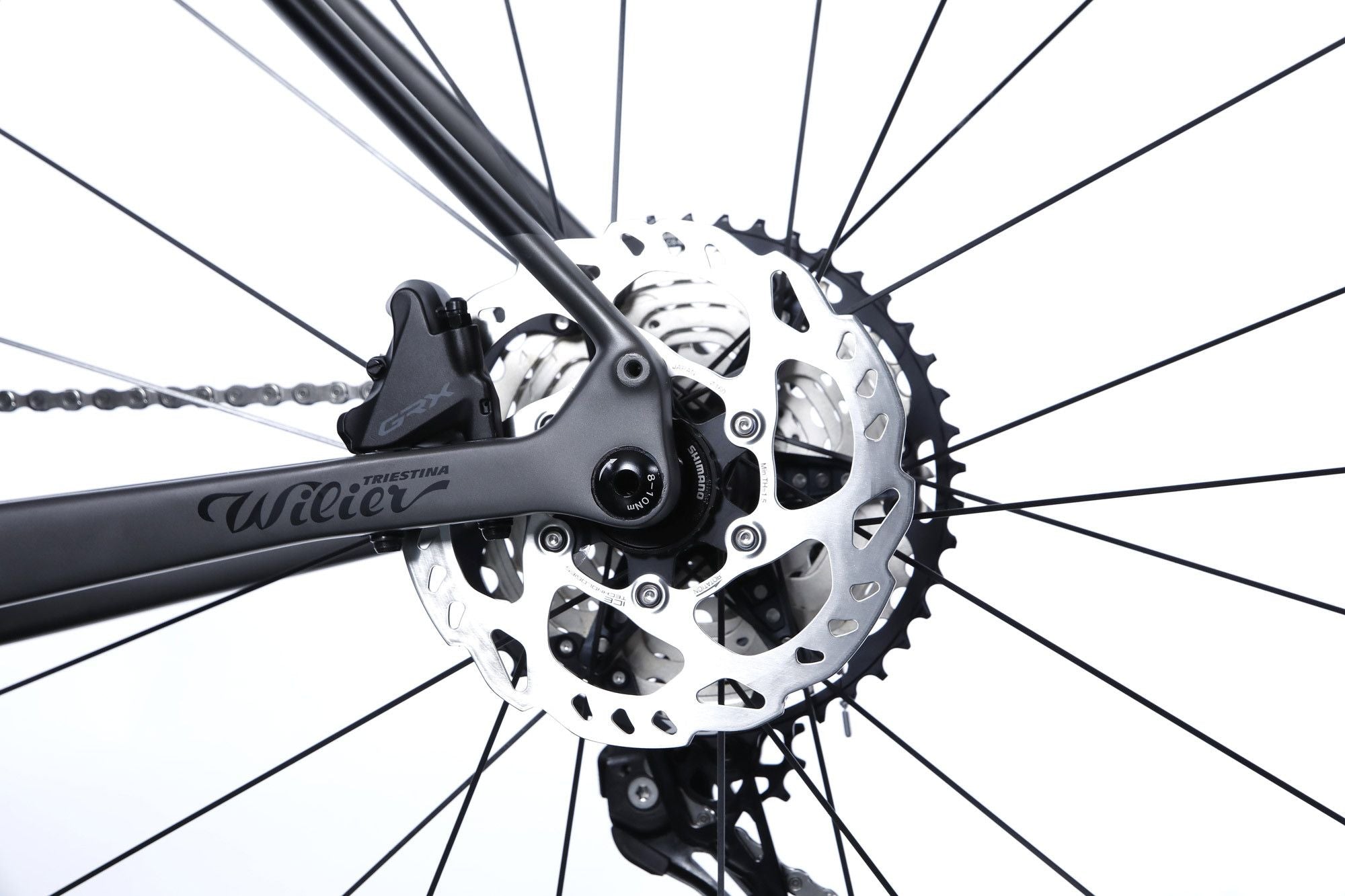 Vélo de Gravel Wilier Triestina Jena Shimano GRX 12V 700 mm Gris Smokey