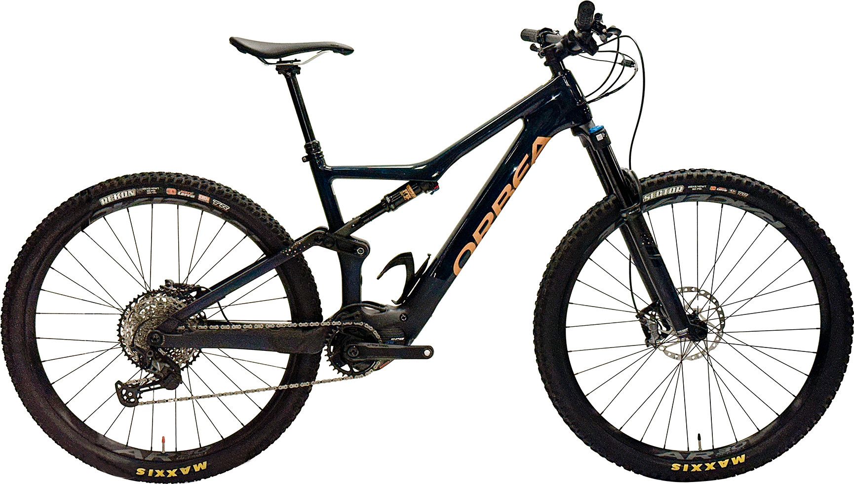 VTT Électrique Tout Suspendu Orbea Rise M20 Carbone Shimano SLX 12V 29' 360wh Bleu 2021 T.L 170/190cm - Produit Reconditionné