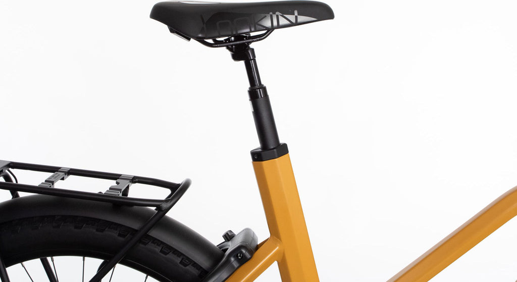 VTC Électrique O2 Feel Vern Urban Power 8.2 Mid Shimano Deore 10V 720 Wh 27.5'' Jaune Indiana