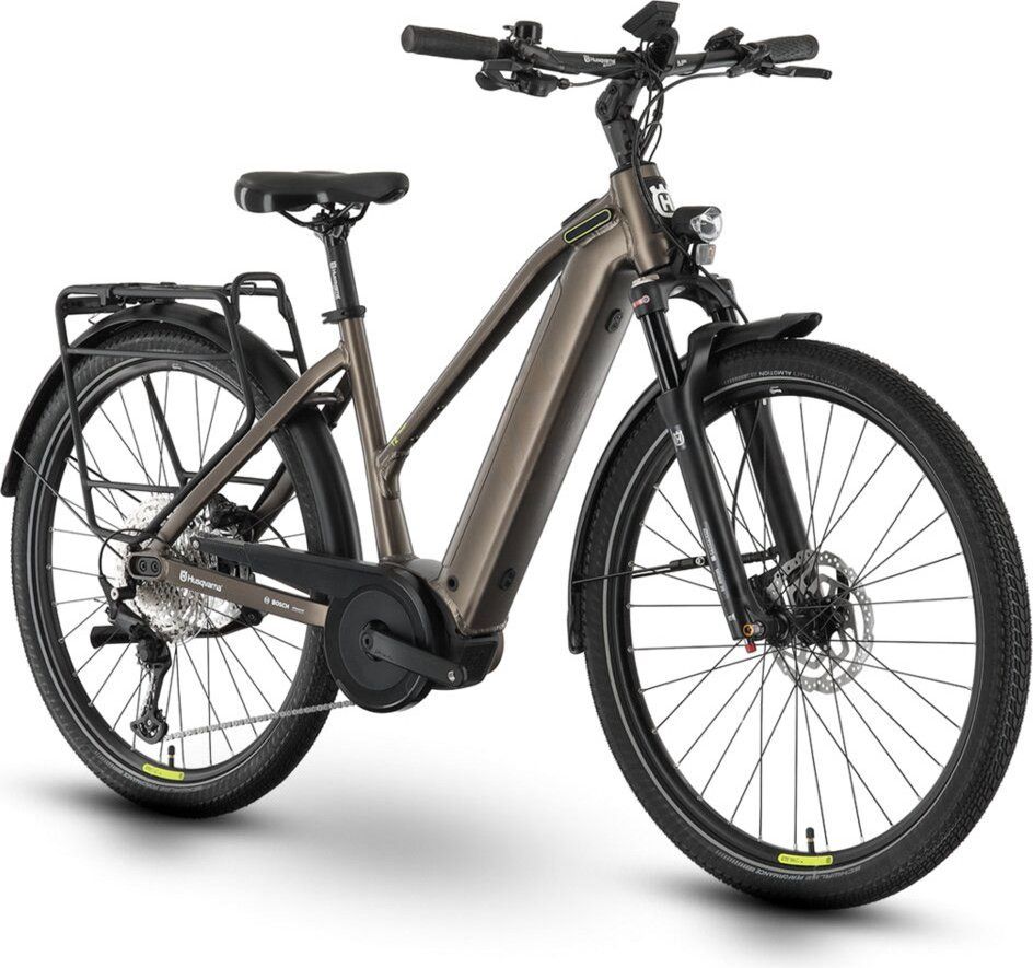 Vélo de Ville Électrique Husqvarna Tourer T2 Lady Shimano Deore 11V 625Wh 27.5'' Bronze