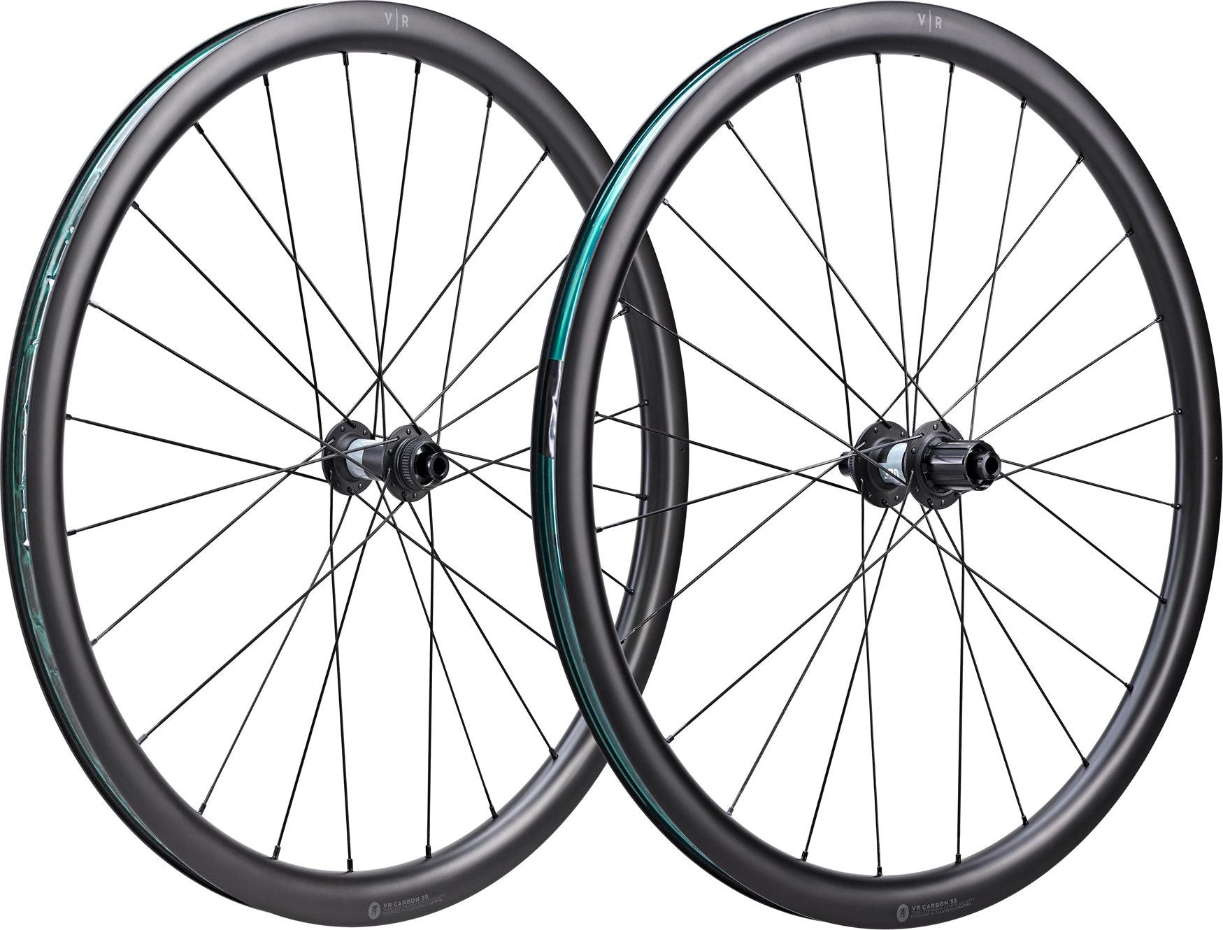 Paire de Roues Van Rysel VR Carbon 35 700 mm | 12x100 - 12x142 mm | Center Lock