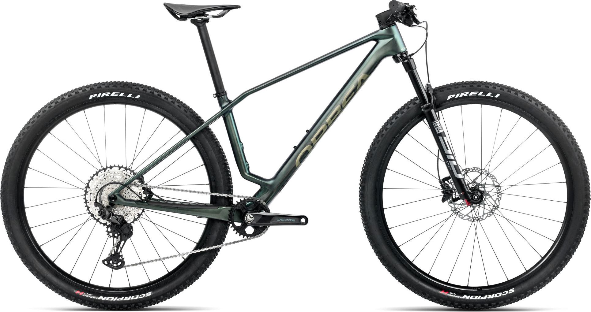 VTT Semi-Rigide Orbea Alma M30 Shimano 12V 29'' Vert Seaweed Carbon View 2025