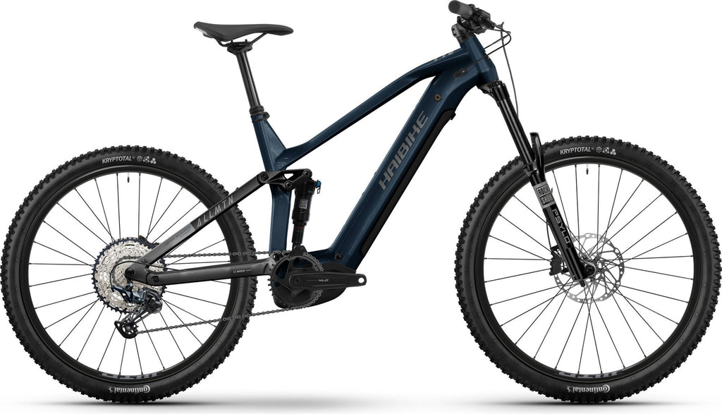 VTT Électrique Tout-Suspendu Haibike AllMtn 6  12V 800 Wh MX Bosch 85Nm (29/27.5'') Bleu 2025