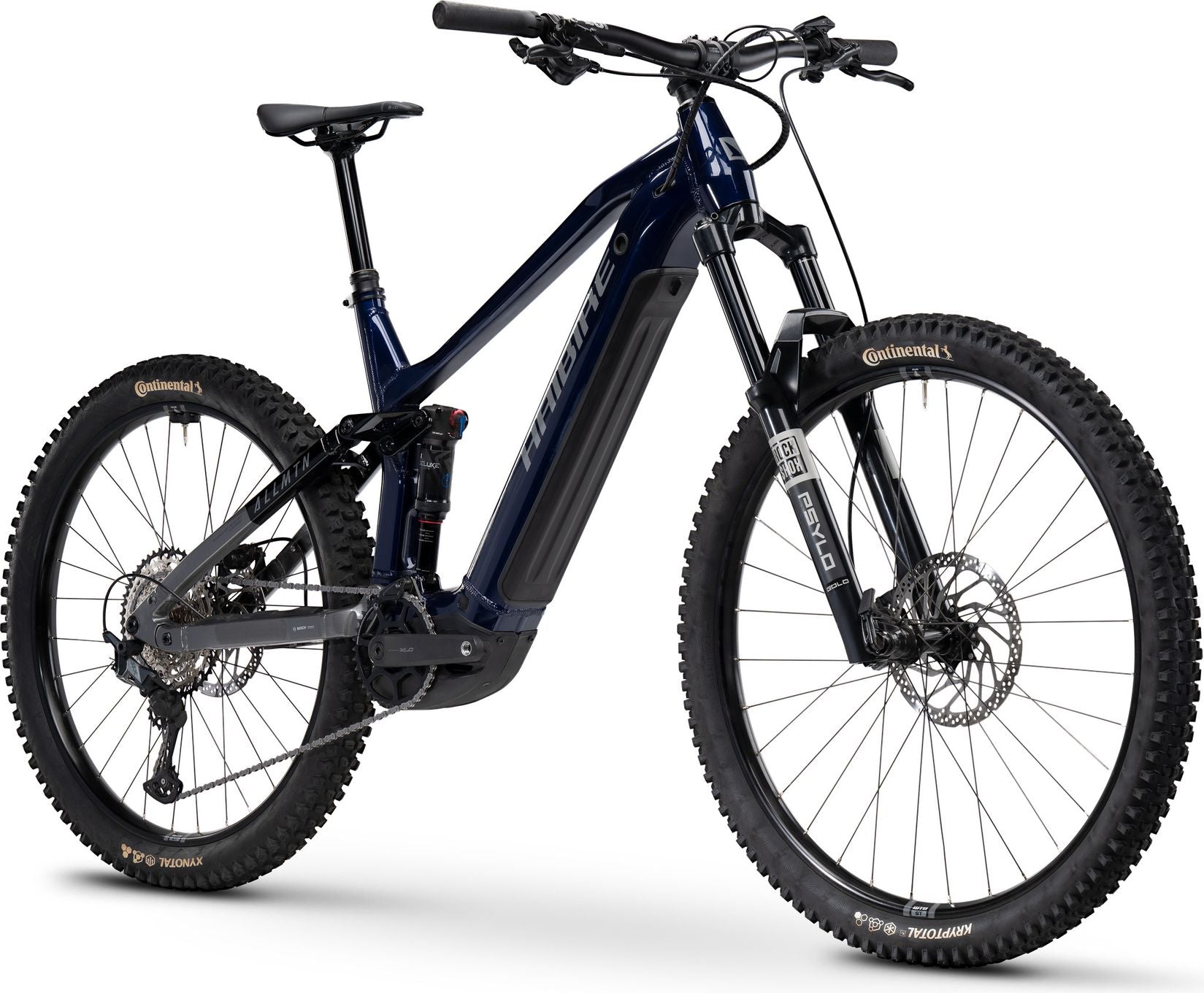 VTT Électrique Tout-Suspendu Haibike AllMtn 6  12V 800 Wh MX Bosch 85Nm (29/27.5'') Bleu 2025