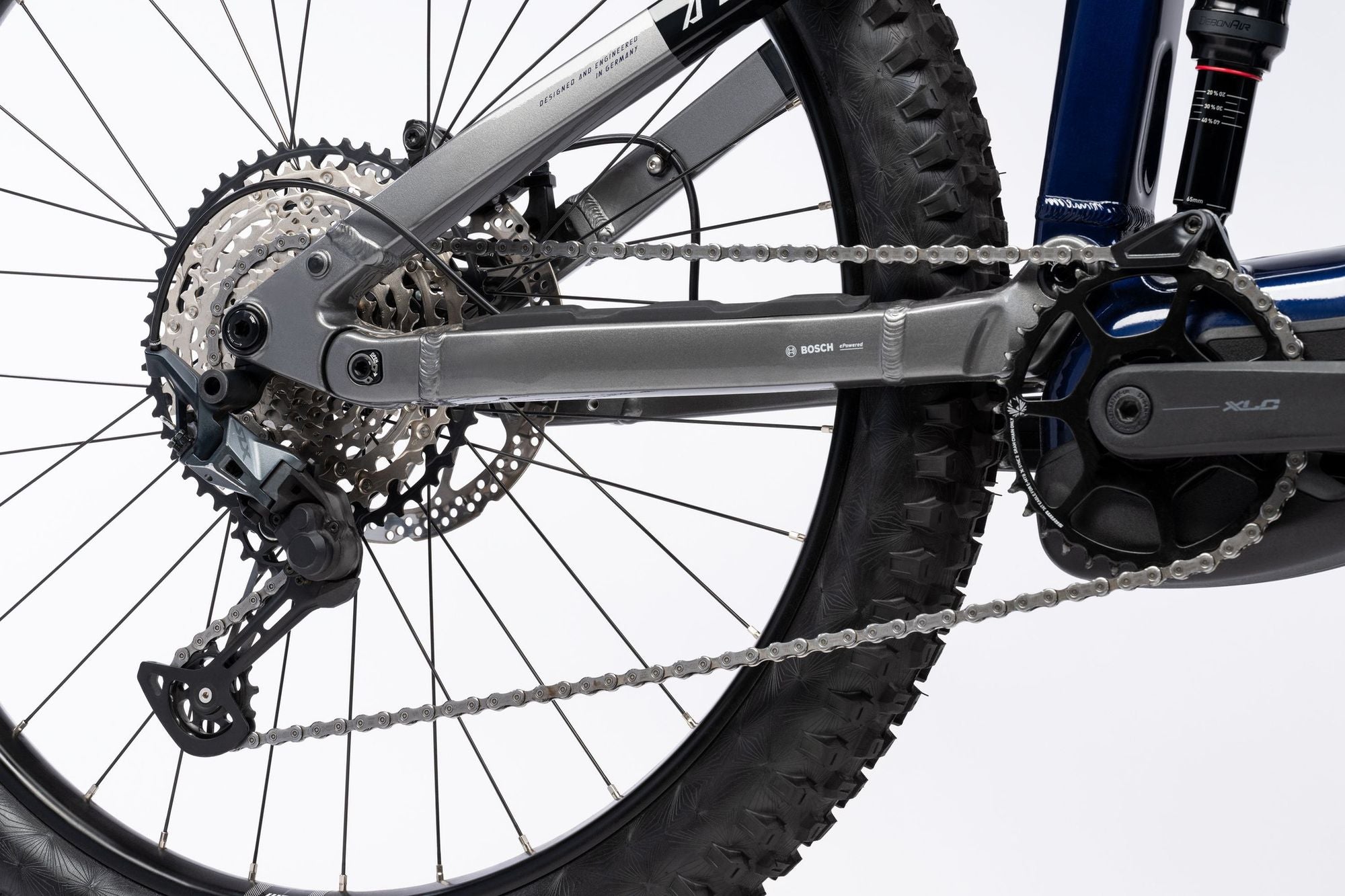 VTT Électrique Tout-Suspendu Haibike AllMtn 6  12V 800 Wh MX Bosch 85Nm (29/27.5'') Bleu 2025