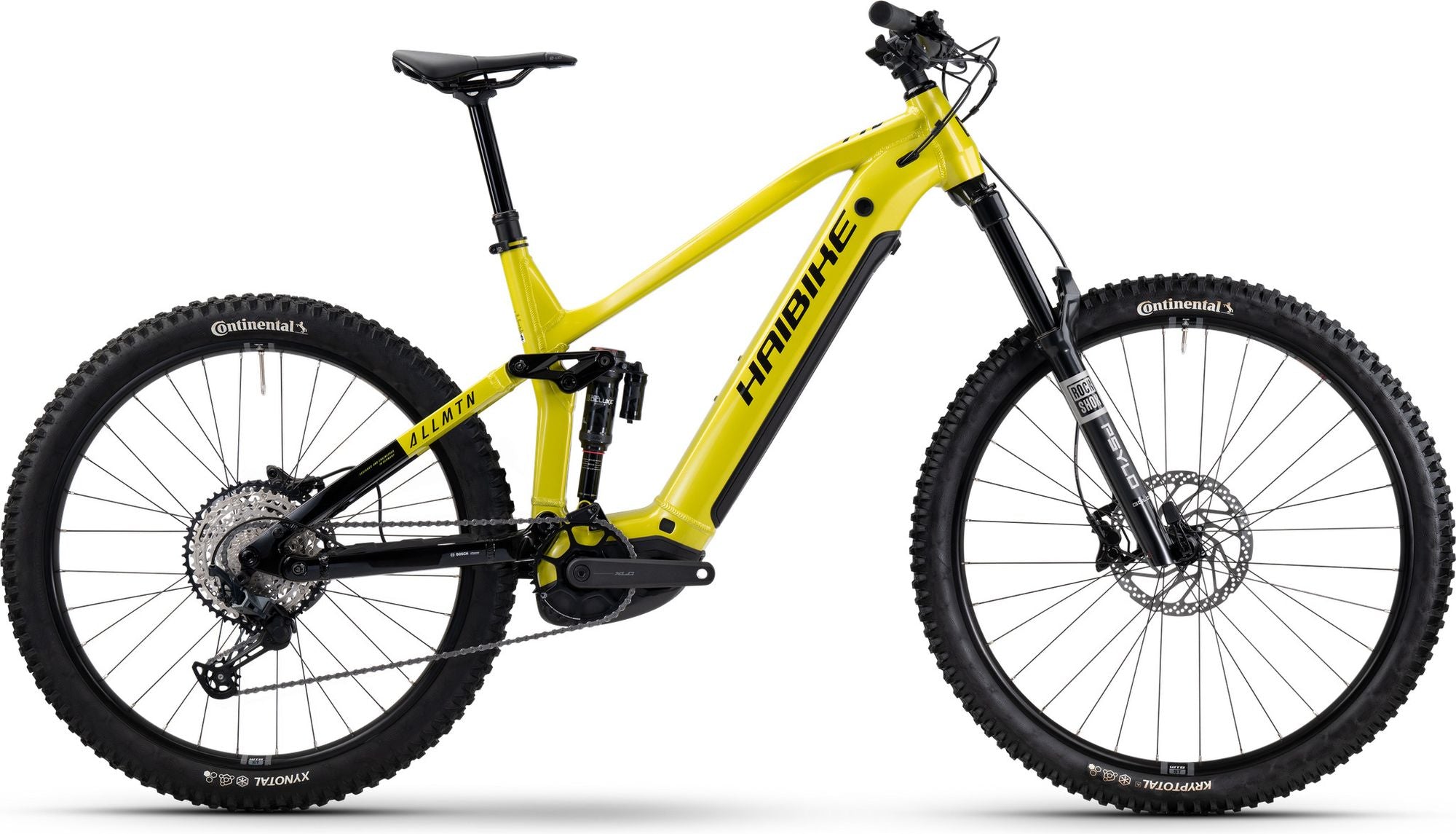 VTT Électrique Tout-Suspendu Haibike AllMtn 6  12V 800 Wh MX Bosch 85Nm (29/27.5'') Bleu 2025