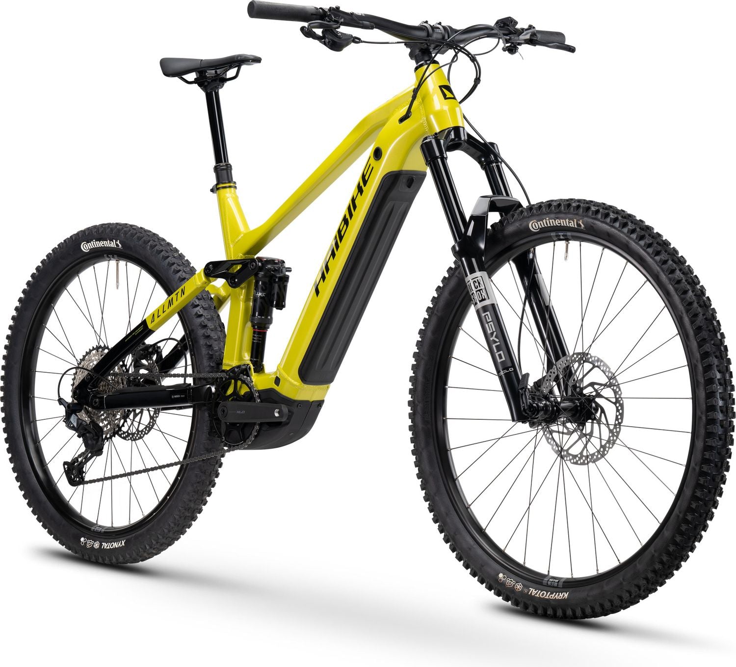 VTT Électrique Tout-Suspendu Haibike AllMtn 6.0 Shimano SLX/Deore 12V 800 Wh MX (29/27.5'') Jaune 2025