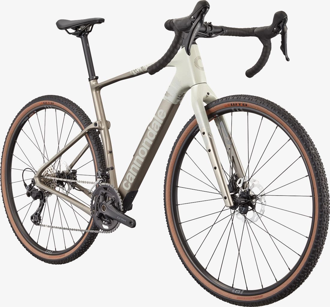 Vélo de Gravel Cannondale Topstone Carbon 3 Shimano GRX 2x12V 700mm Beige