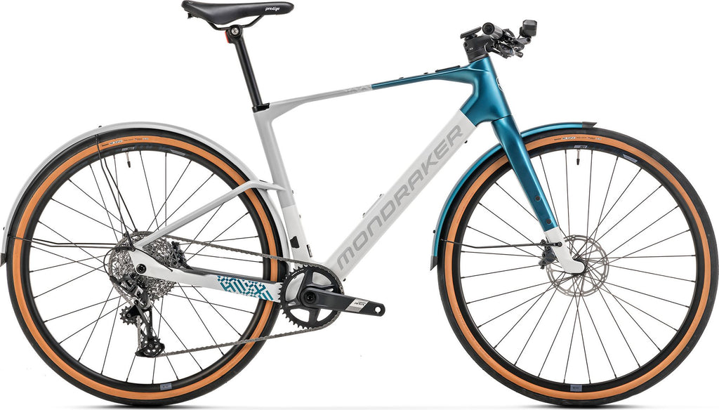 Vélo de Ville Électrique Mondraker Dusty X Sram Apex XPLR 12V 350 Wh 700 mm Gris/Bleu