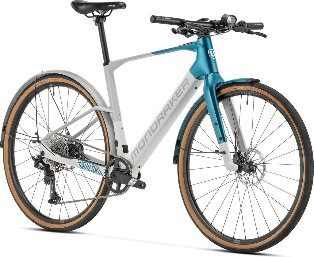 Vélo de Ville Électrique Mondraker Dusty X Sram Apex XPLR 12V 350 Wh 700 mm Gris/Bleu