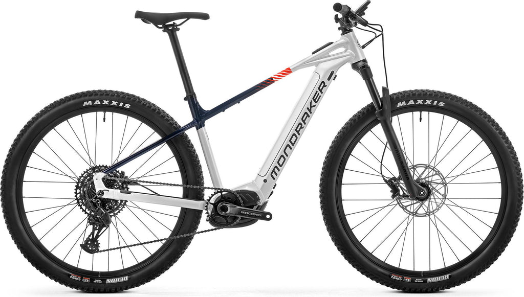 VTT Électrique Semi-Rigide Mondraker Prime 12V 625 Wh Bosch 120 Nm 29'' Blanc
