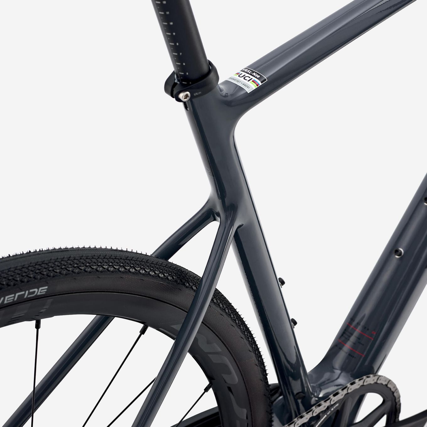 Vélo de Route Van Rysel NCR CF Allroad Sram Apex AXS 12V 700mm Gris