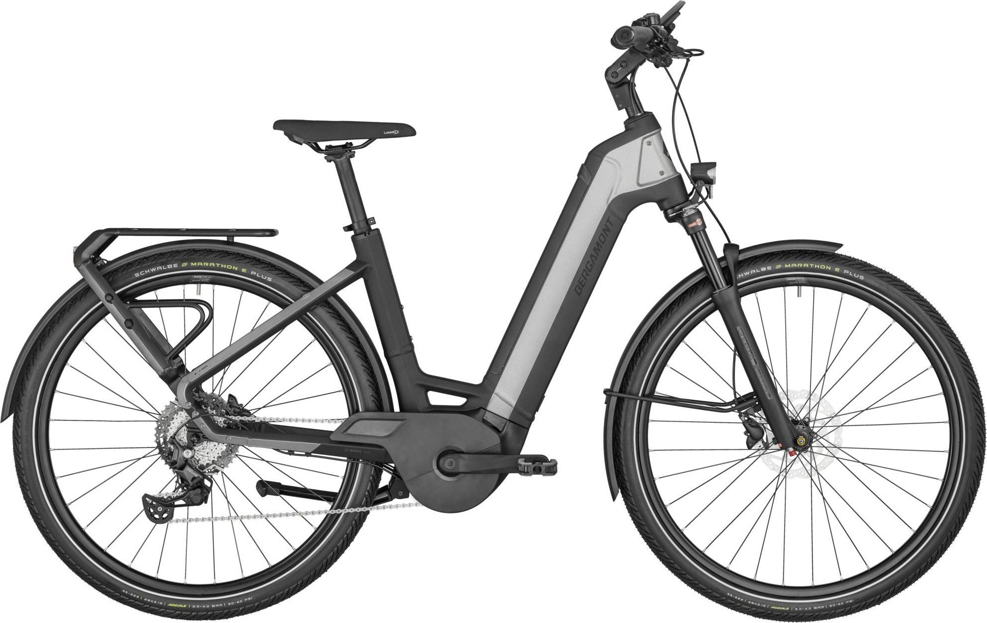 Vélo de Ville Électrique Bergamont E-Ville Edition Shimano Deore 10V 625Wh 700mm Gris - Vélo d'Exposition