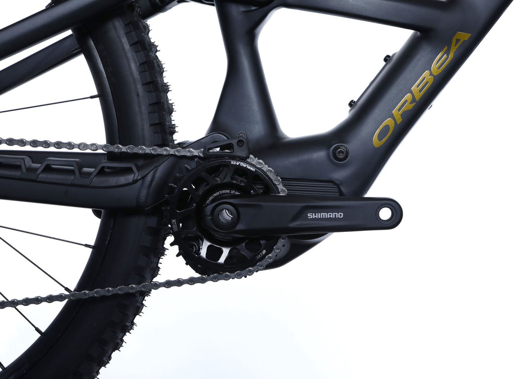 VTT Électrique Tout-Suspendu Orbea Rise LT H20 12V 630 Wh Shimano 85 Nm 29'' Noir Diamond Vert Splash Olive 2025