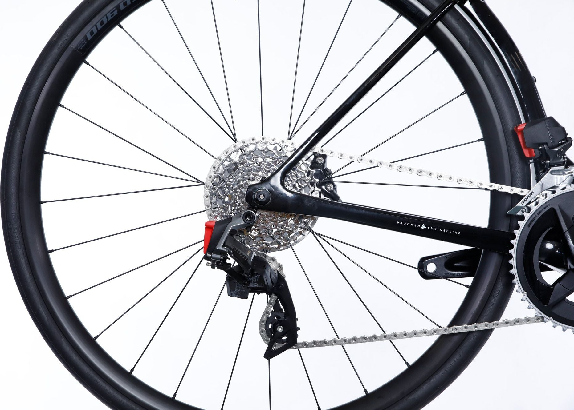 3T Strada Vélo de Route Rival AXS 12V 700 mm Rouge/Noir