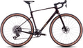 Vélo de Gravel Cube Nuroad C:62 SLX Sram Force eTap AXS/XX SL Eagle AXS 12V 700 mm Orange Violet Solareclipse 2025