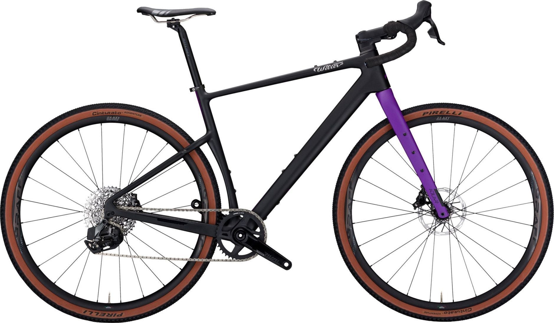Gravel Bike Wilier Triestina Adlar Sram Rival XPLR eTap AXS 12V 700 mm Noir Violet