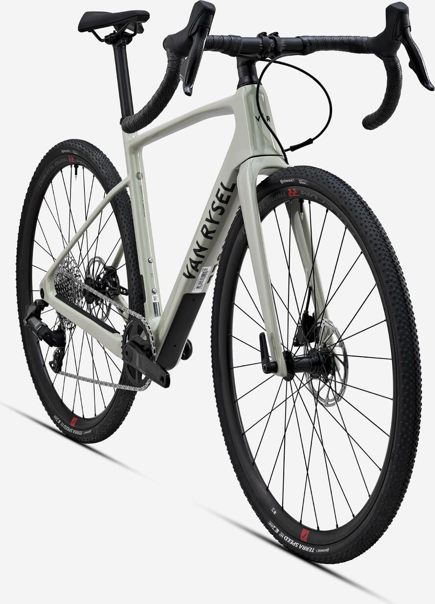 Vélo de Gravel Van Rysel GCR Sram Rival XPLR AXS 12V 700 mm Vert