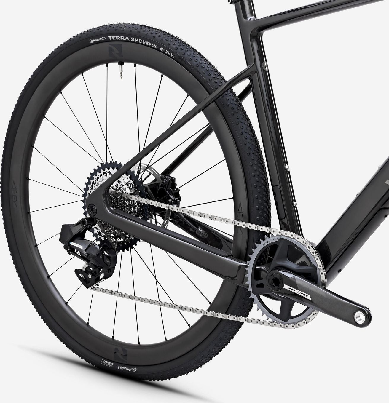 Vélo de Gravel Van Rysel GCR Sram Force XPLR AXS 12V 700 mm Noir
