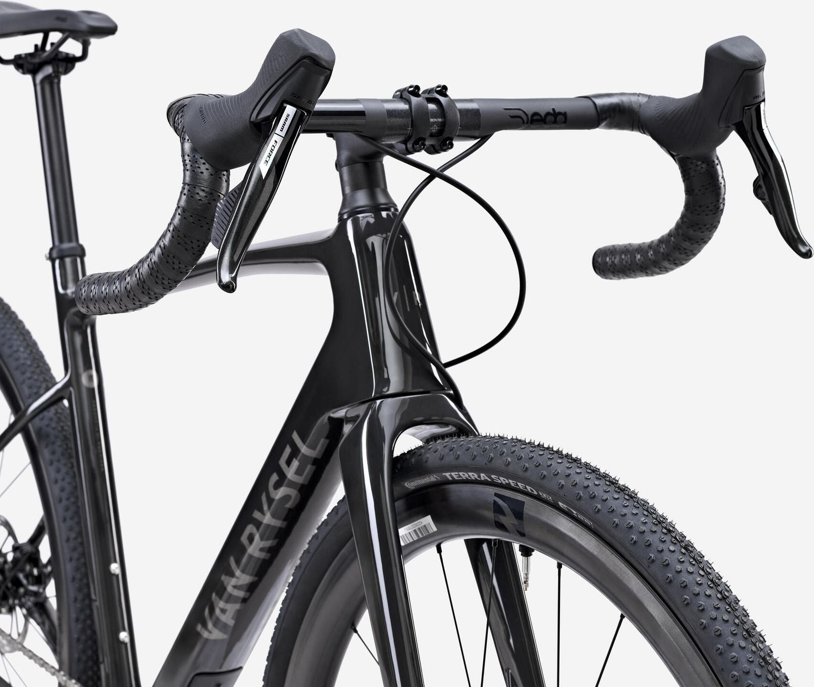 Vélo de Gravel Van Rysel GCR Sram Force XPLR AXS 12V 700 mm Noir