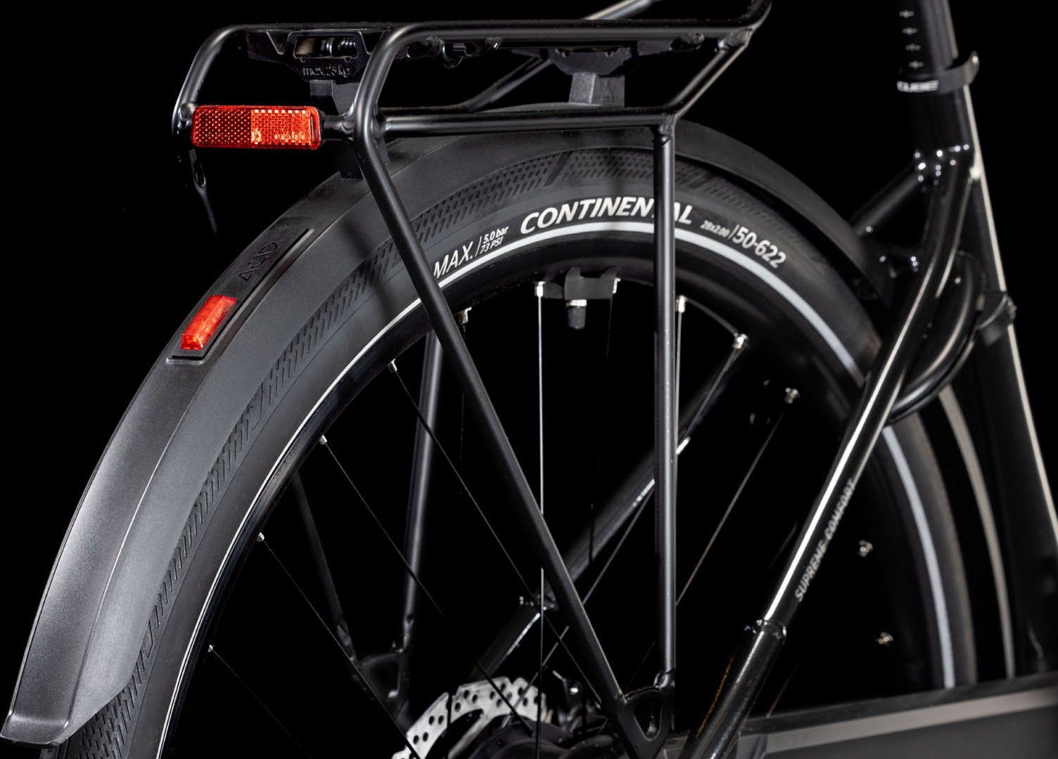 Vélo de Ville Électrique Cube Supreme Hybrid Comfort Pro 625 Easy Entry Enviolo City 625 Wh 700 mm Noir Gris Lunar 2025
