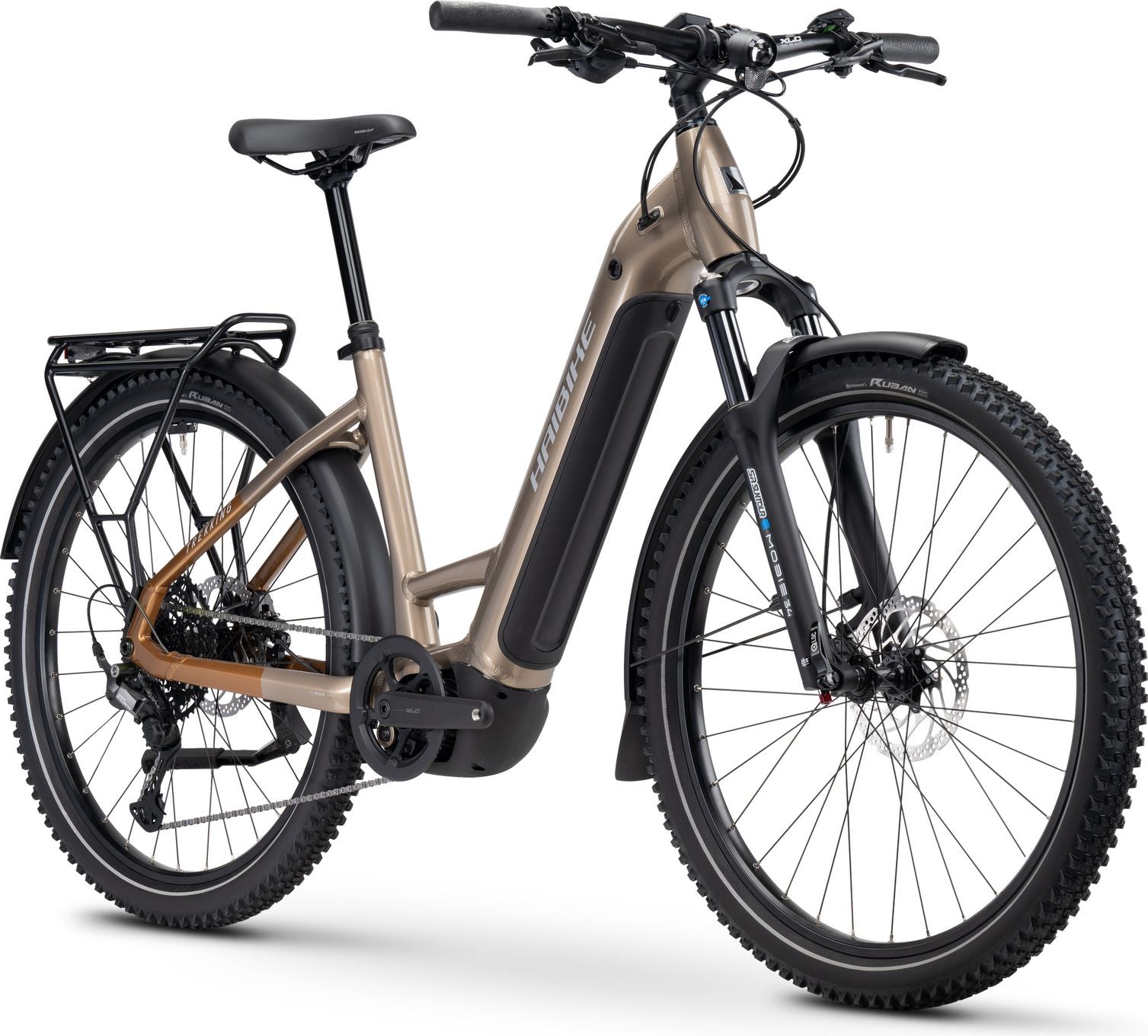VTC Électrique Haibike Trekking 6.5 Low Shimano Cues 10V 27.5'' 600Wh Marron 2025