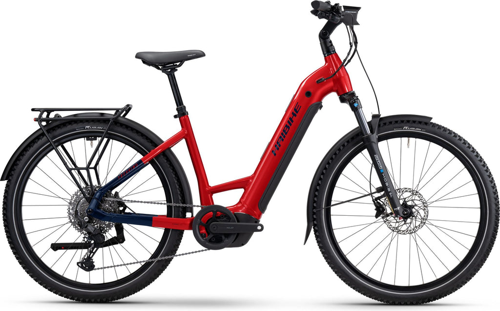 VTC Électrique Haibike Trekking 7 Low Shimano Cues 11V 27.5'' 800Wh Rouge 2025