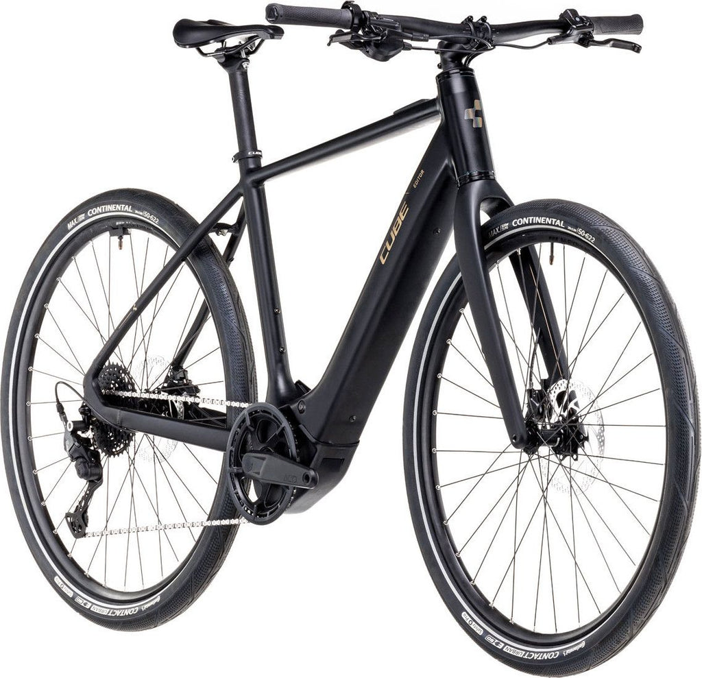 Vélo Fitness Électrique Cube Editor Hybrid Pro 400X Shimano Cues 10V 400 Wh 700 mm Noir Spectral 2025